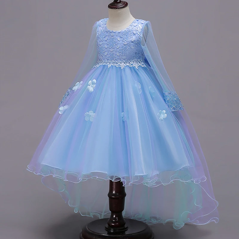 New Kids Dresses For Summer Wedding Girls Dress Chiffon Princess Christmas Party Clothes Toddler Vestido | Детская одежда и обувь