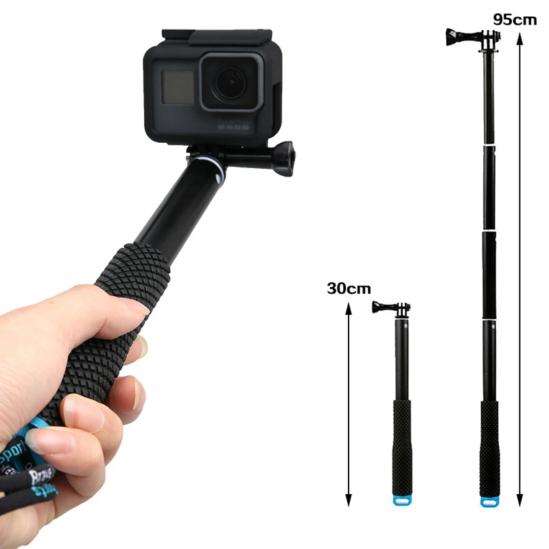 Ручной монопод для селфи GoPro HERO 7 6 5 4 3 session xiaomi yi 4k SJCAM sj4000 sj5000x EKEN Go pro Аксессуары