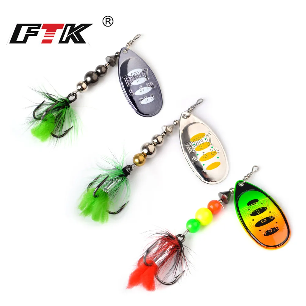 King Fishing Lur 1 шт. Ложка прилавок приманка для морской рыбалки с тройным крючком