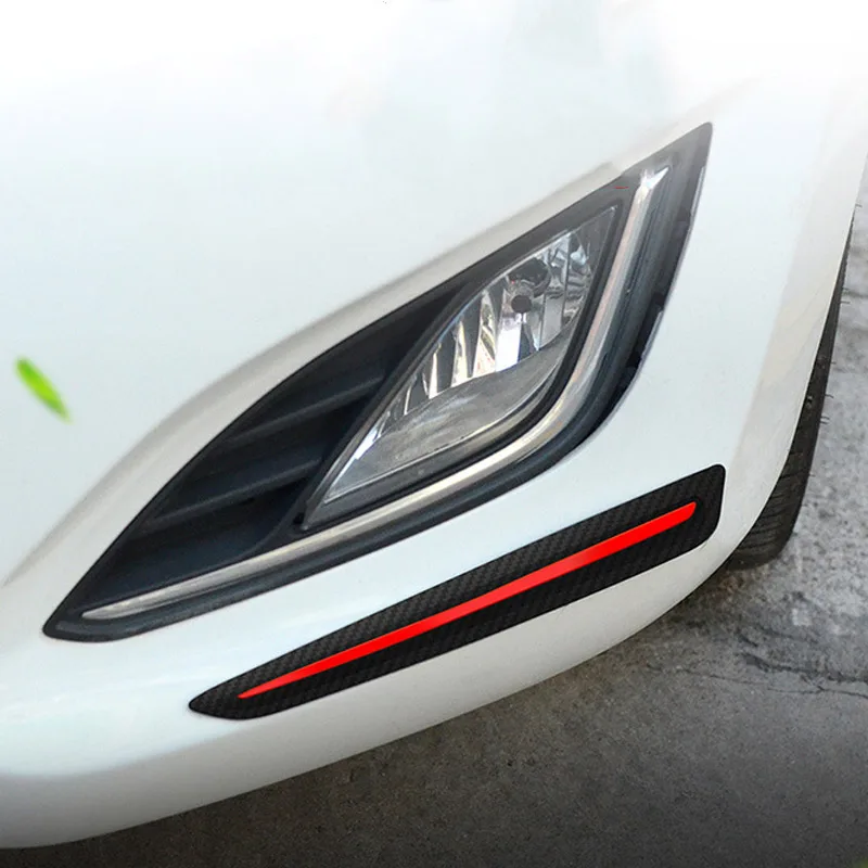 Горячая 2 шт Автомобильная наклейка бампера полоски против царапин