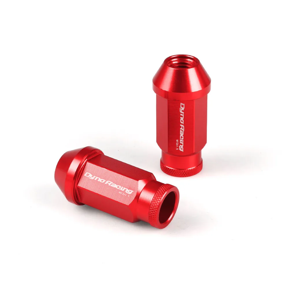 

Dynoracing Billet Aluminum Racing Wheel Lug Nuts M12X1.5/M12X1.25 for Honda for Ford for Toyota 20pcs/set