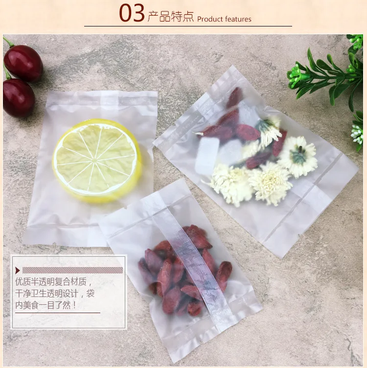 100 шт./лот прозрачные самоклеющиеся пакеты для упаковки печенья пластиковые