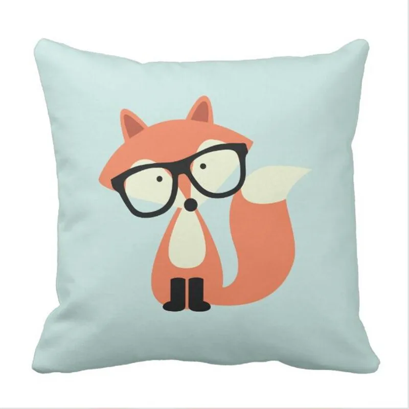 Подушка корги чехол с красным снеговиком двусторонняя печать размер на выбор |