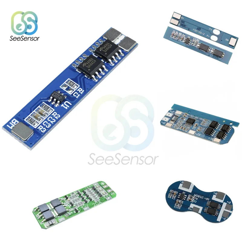 Модуль защиты литиевой батареи 2S 3S печатная плата модуль BMS зарядного устройства