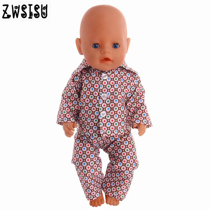 Аксессуары для куклы кукольная Пижама For18-inch Американский dDolls и 43 см ухода за