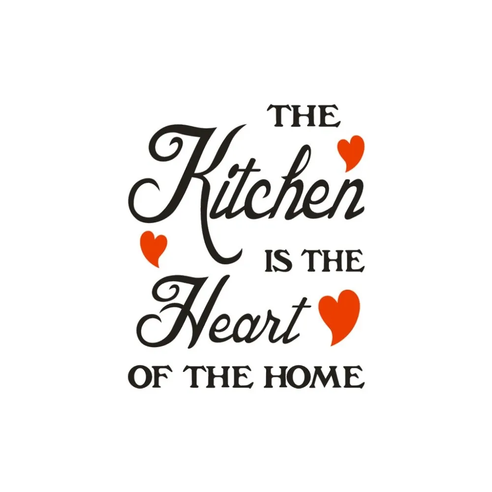 1 шт. виниловые наклейки на стену с цитатой для кухни декор столовой кухонные