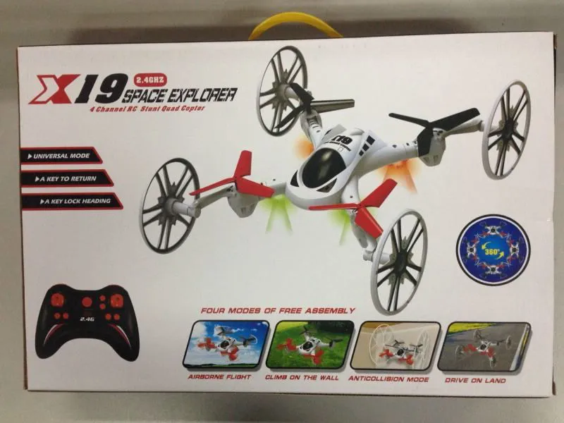Free Shipping 2.4G 4ch rc space explorer remote control stunt quadcopter toy | Игрушки и хобби