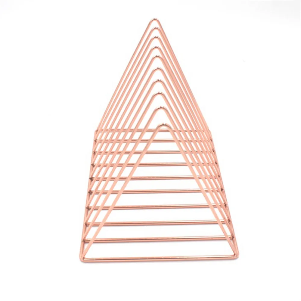 Креативная металлическая книжная полка 9 сетка для хранения журналов Настольный