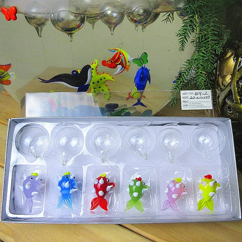 Изготовленный На Заказ стеклянный светильник украшение для аквариума