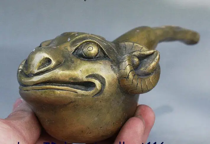 Старый народный китайский сбор овец голова Статуэтка курительная трубка