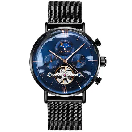 SSS качественные мужские часы tourbillon минималистичные автоматические часы новейший дизайн швейцарское снаряжение Наручные часы дизельные механические часы для мужчин - Цвет: 4
