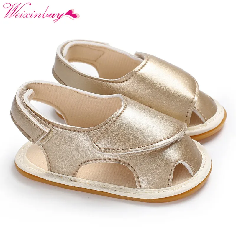 Детская полиуретановая обувь модные сандалии для маленьких девочек летняя из
