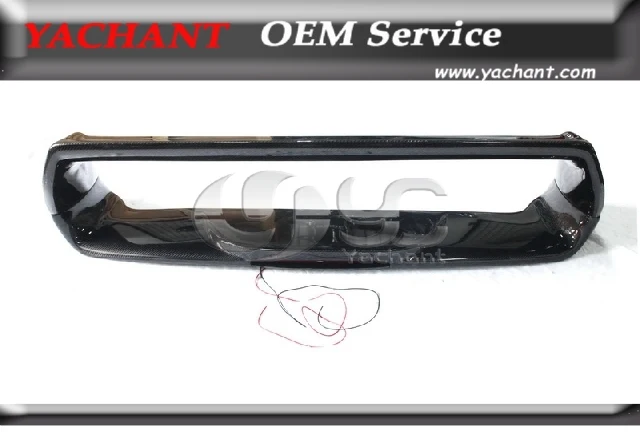 Углеродное волокно STI стиль задний спойлер с тормозным светом подходит для 1998 2000