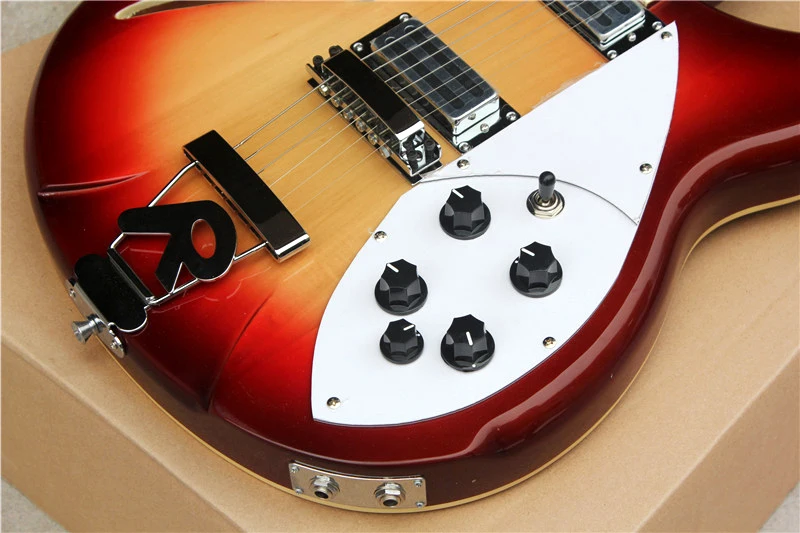 High end 6 string 360 electric guitar Korean accessories mid air center R bridge can be customized color|Гитары| |