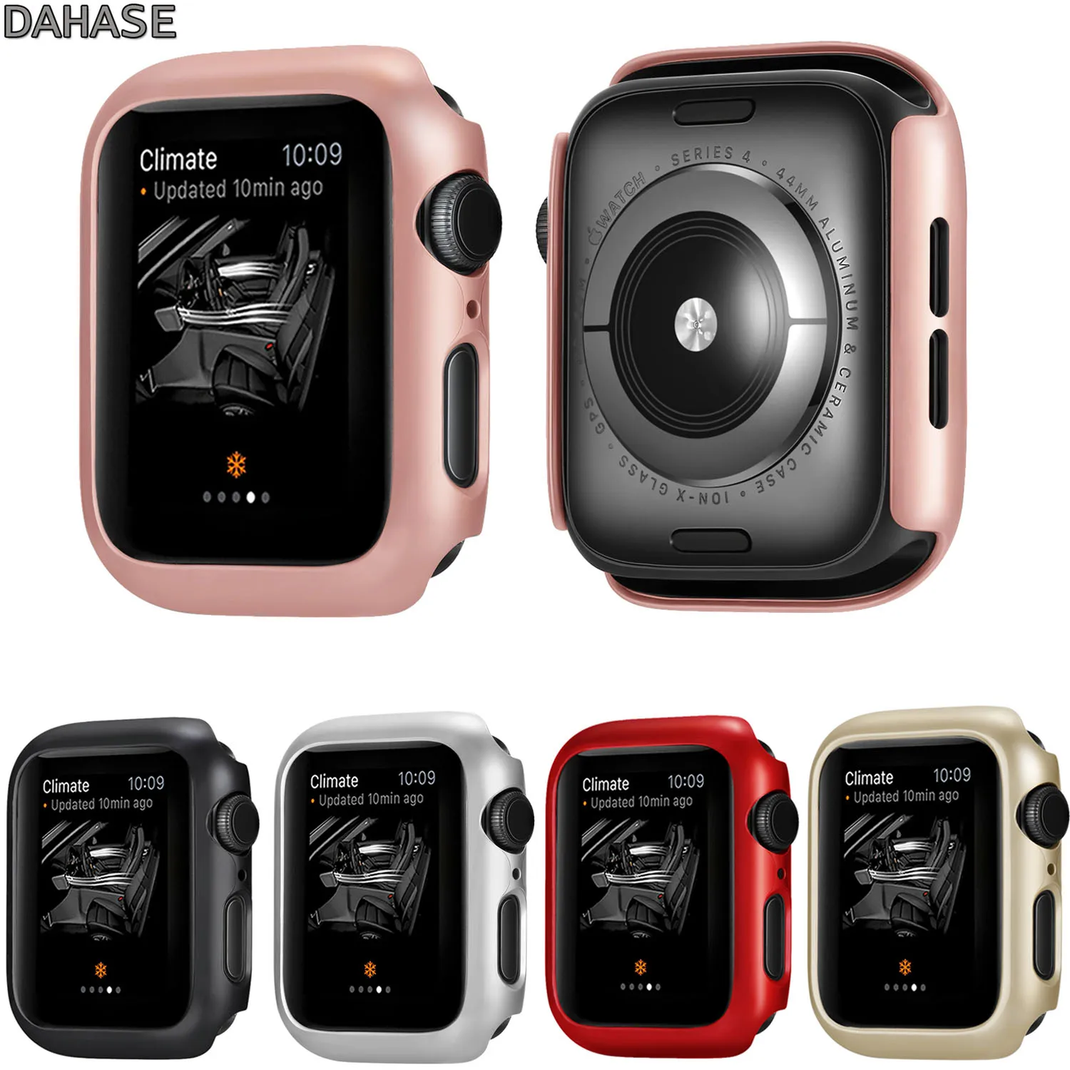 Защитный чехол с рамкой для Apple Watch Series 5 44 мм 40 идеальный бампер iWatch 4 чехол|Часы