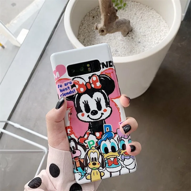 Чехол для телефона Ourpho с мультяшным Дональдом samsung S10 S8 S9 Plus мягкий чехол милым