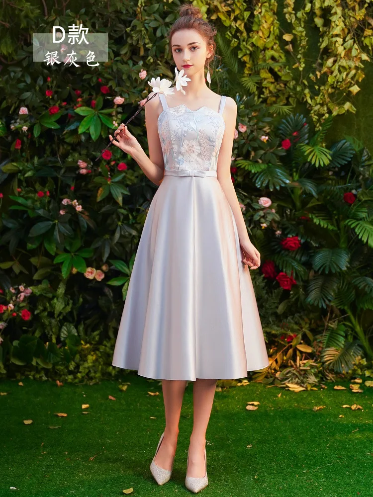 2019 цвет Элегантное длинное шифоновое платье для подружки невесты Vestido da dama de honra