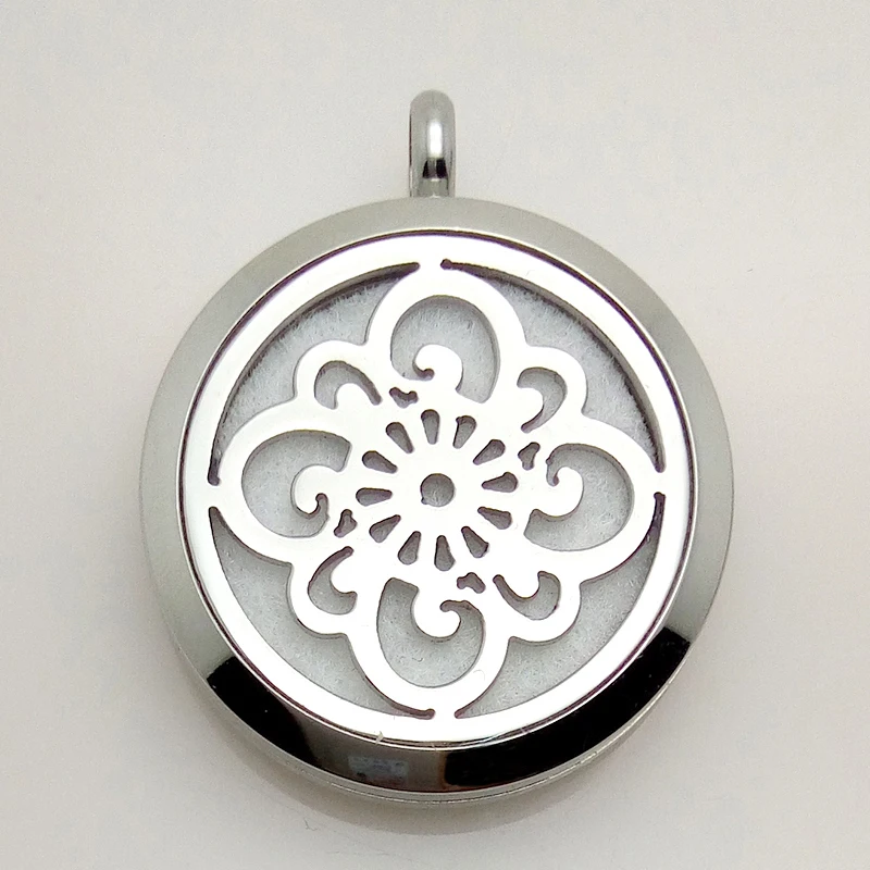 

2016 New Design Stainless Steel Essential Oils Perfume Diffuser Necklace