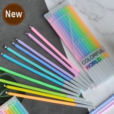 Rainbow color100 box 100 коробка мечта красочные цвета свечи торт вечерние день рождения праздник поставки милые свечки на день рождения для кухни выпечки подарки - Цвет: Rainbow color100 box