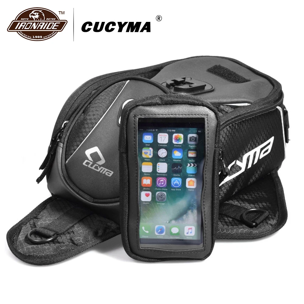 Сумка для мотоцикла CUCYMA сумка на бак мобильного телефона многофункциональное