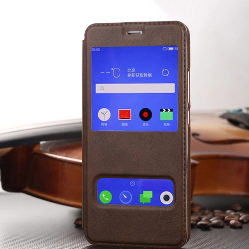 Для meizu m3 note чехол высокого качества из искусственной кожи чехол s умный чехол с флип-стойкой для meizu m3 note роскошный чехол с окошком для просмотра