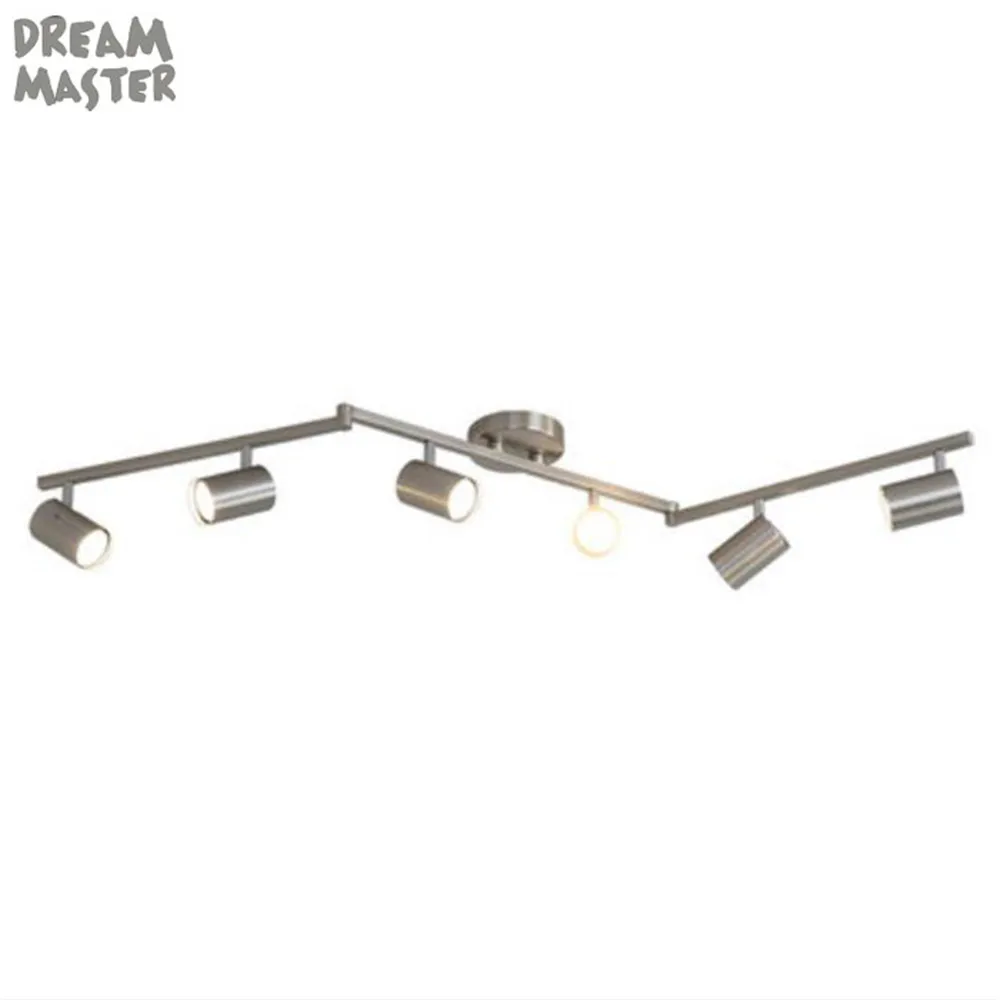 6 ламп регулируемый светодиодный трекосветильник светильник гибкие складные