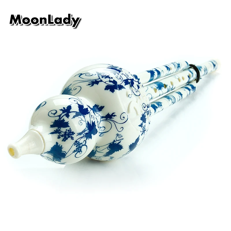 С чехлом Китайский традиционный инструмент кукурбит флейта Хулуси ключ bB/C