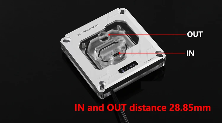 Barrow Acrylic Board Water Channel use for Tt View 71 TG/TG RGB Computer Case for CPU and GPU Block RGB 5V 3PIN Waterway Boards