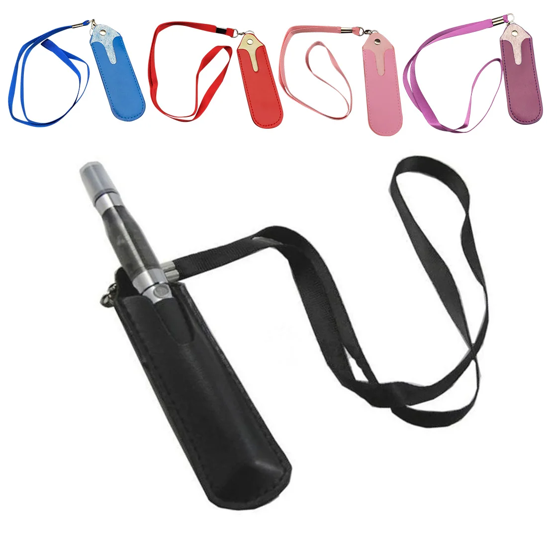 Для ego кожаный чехол Vape ожерелье ручка стилус для экрана 5 цветов кожаный чехол с шнурком Универсальный