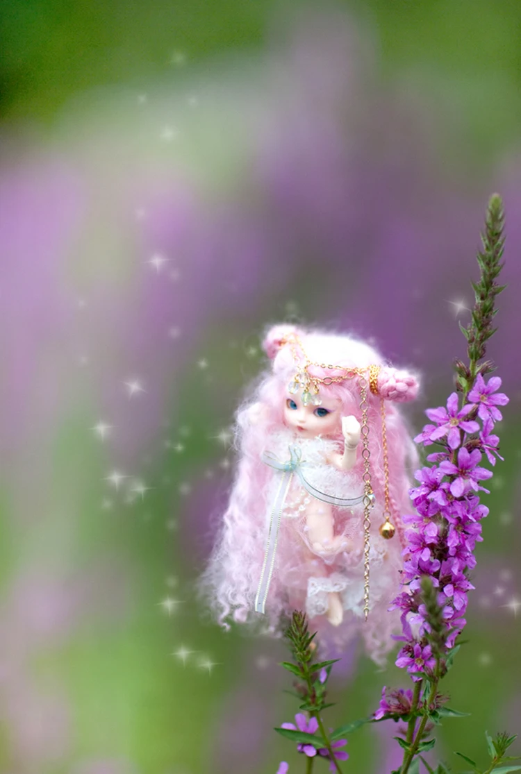 Fairyland FL Realpuki Роро BJD кукла 1/13 розовая улыбка эльфы Игрушки для девочек крошечные полимерные шарнирные куклы
