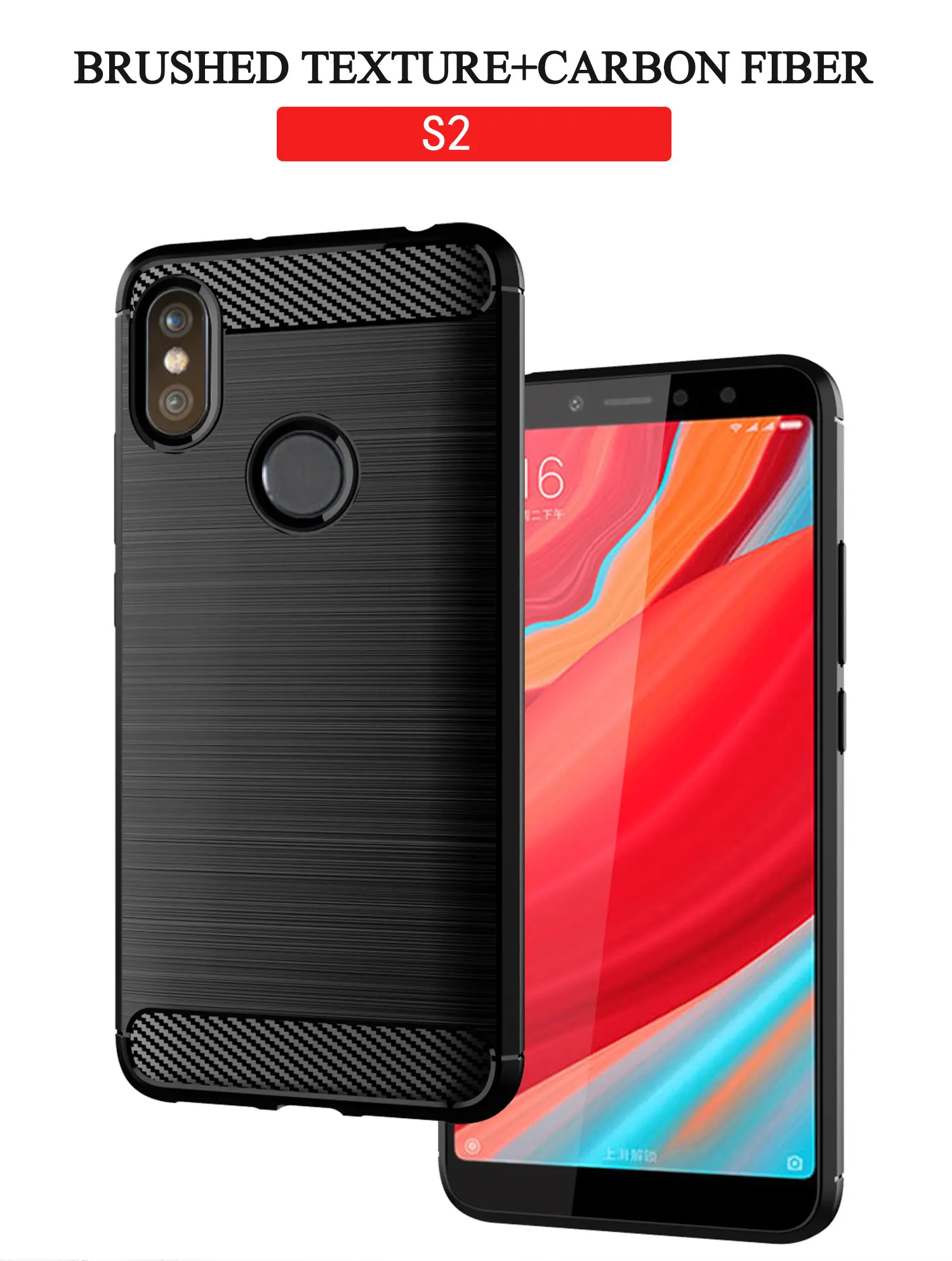 360 Drop защиты Чехол Для Сяо mi S2 задняя крышка корпуса моды ударопрочная Fundas Coque Carcasa