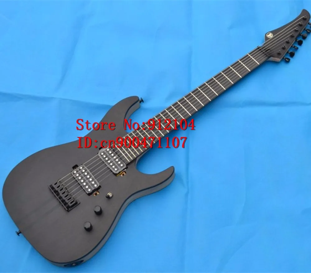 Бесплатная доставка высококлассная 7 струнная электрогитара по индивидуальному заказу весь корпус в