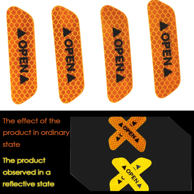 LENTAI 1 комплект Авто Безопасность Предупреждение Mark ленты двери автомобиля