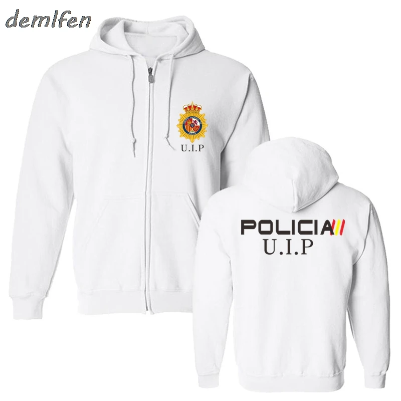 Espana Policia испанская национальная полиция Espana Policia Anti Riot Swat Geo Goes спецназ Мужская Толстовка Топы куртка толстовка