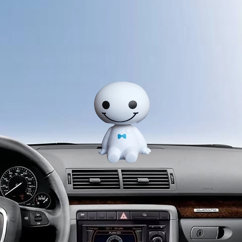 0805B bigheroSmile Тряски голова куклы автомобиля украшения Робо-пес на Big Hero Baymax Авто Наклейка милые цифры игрушки украшения кукол из мультфильмов орнамент подарок - Название цвета: 0805B bigheroSmile