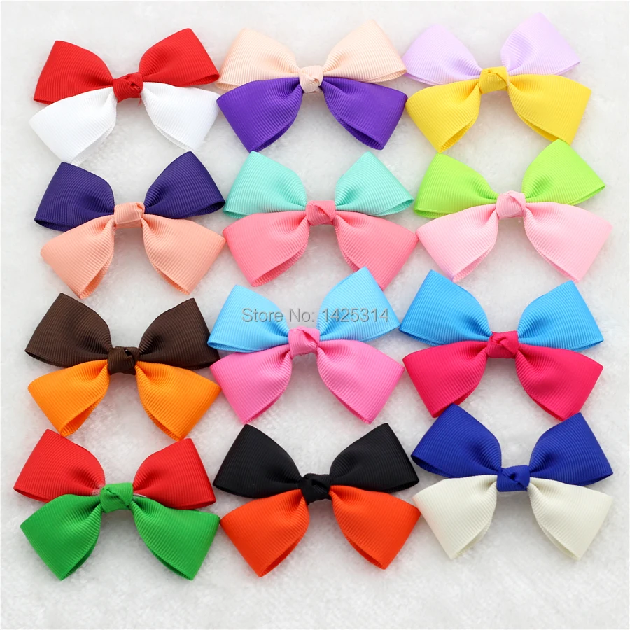 Банты из корсажной ленты с/без зажима 30 шт. 3 дюйма|ribbon bow making|ribbon bows wholesalebow earring |