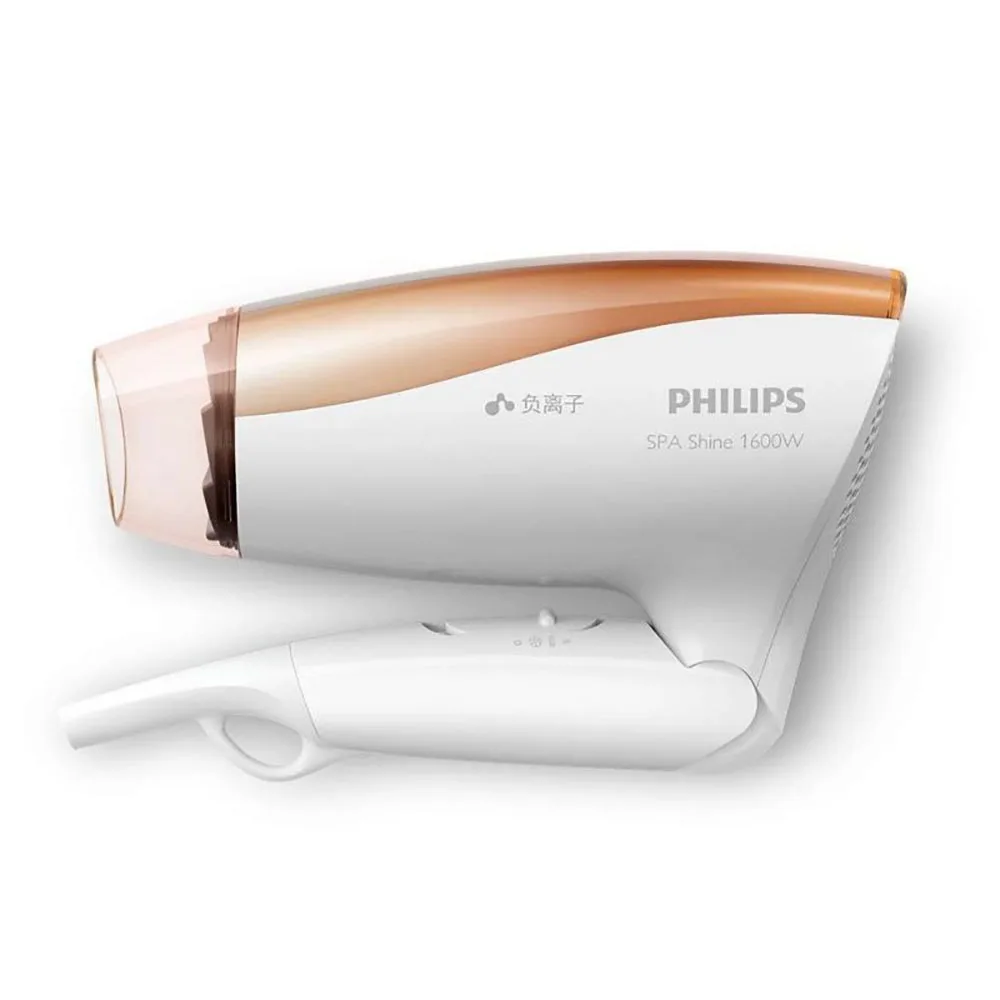 PHILIPS Фен BHC117/05 для домашнего аниона фен с высокой мощностью складной термостат Уход за волосами 3 регулировки файлов