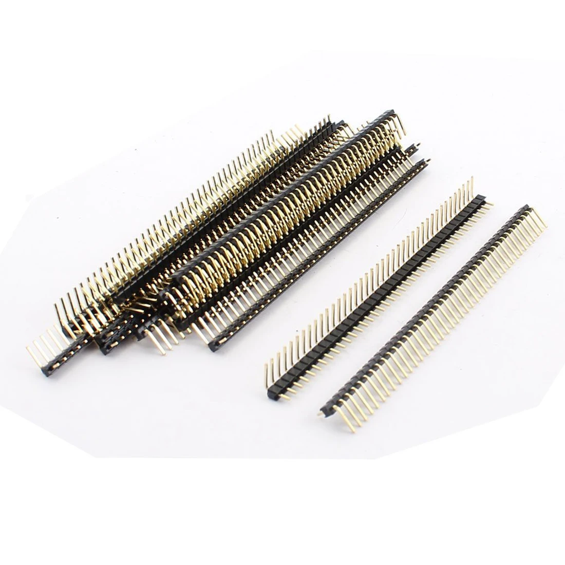17Pcs PBC 40Pin 2.54mm Single Row Right Angle Header Connector Strip | Обустройство дома