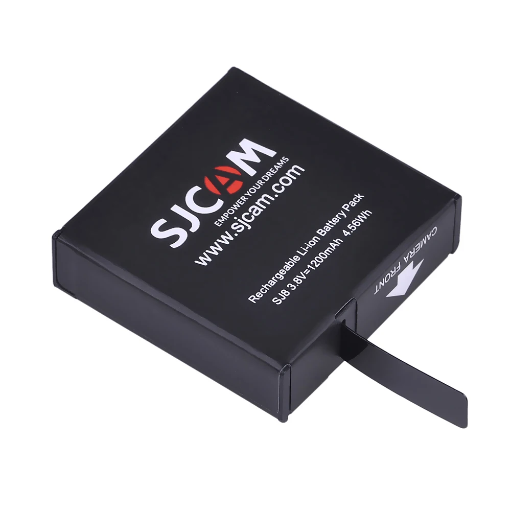 Tectra 2 шт. 1200 мАч 3 8 в Оригинальный аккумулятор для камеры SJCAM SJ8 серии Air Plus