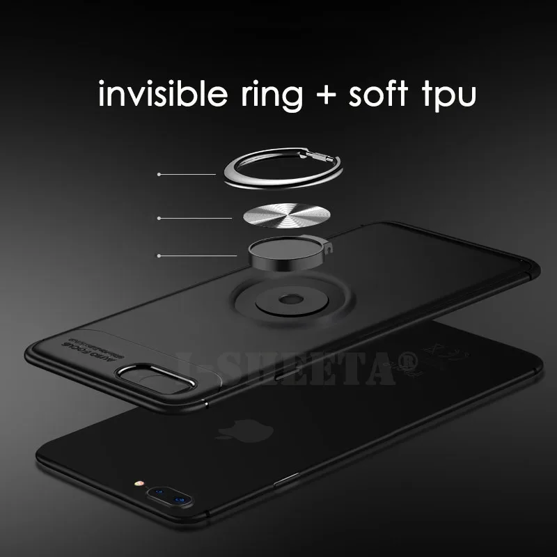 Противоударная защита для iphone 6/6 S Plus 360 держатель с магнитным креплением стенд
