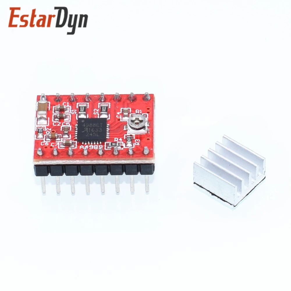 3D Printer Parts StepStick A4988 Stepper Motor Driver With Heat sink Carrier Reprap RAMPS 1.4 | Обустройство дома