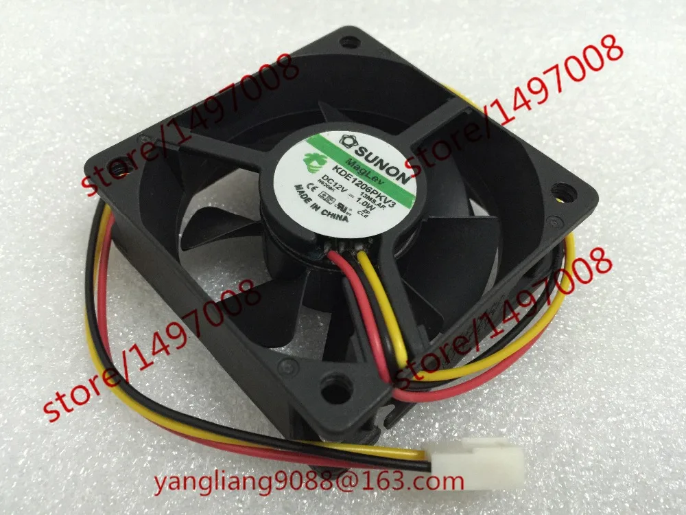 SUNON KDE1206PKV3 13.miss AF DC 12 В 1,0 Вт 60x60x20 мм вентилятор охлаждения сервера