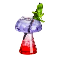 new net red mushroom cup cocktail cup creative molecular gourmet bar special wine cup personality glass