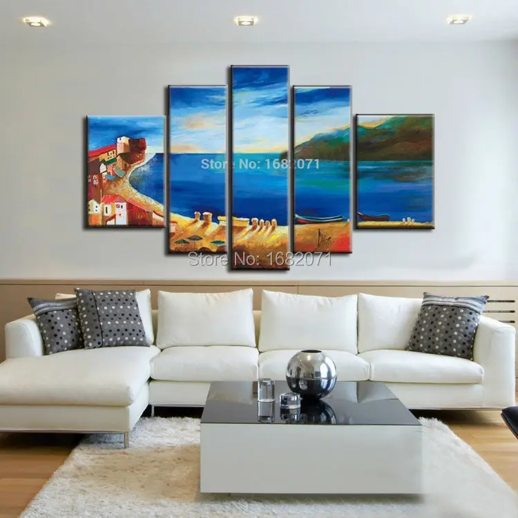 Опытный художник ручная работа Высокое качество абстрактный пейзаж картина