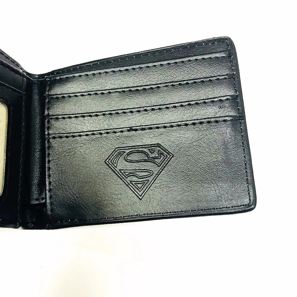 Новый Marvel Super Hero Супермен кошелек короткие ПУ кожа Для мужчин кошельки для