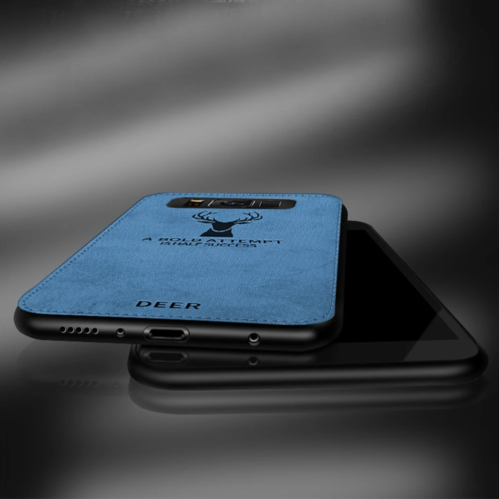 Тканевый чехол из мягкого ТПУ с рисунком для samsung Galaxy S10e ультра тонкой ткани