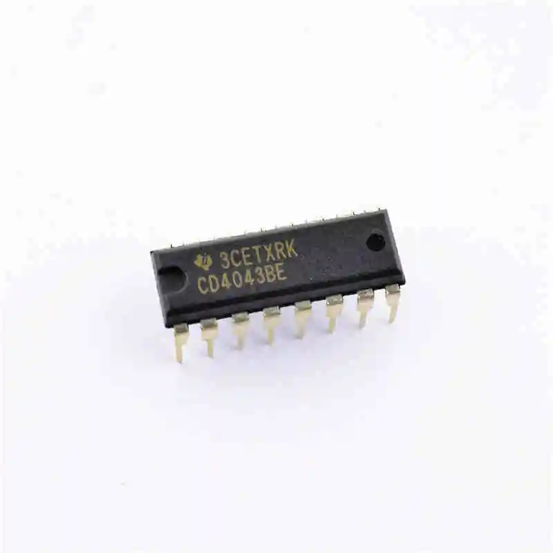 

Interlocking device CD4043BE PDIP-16 original CMOS four and non R/S