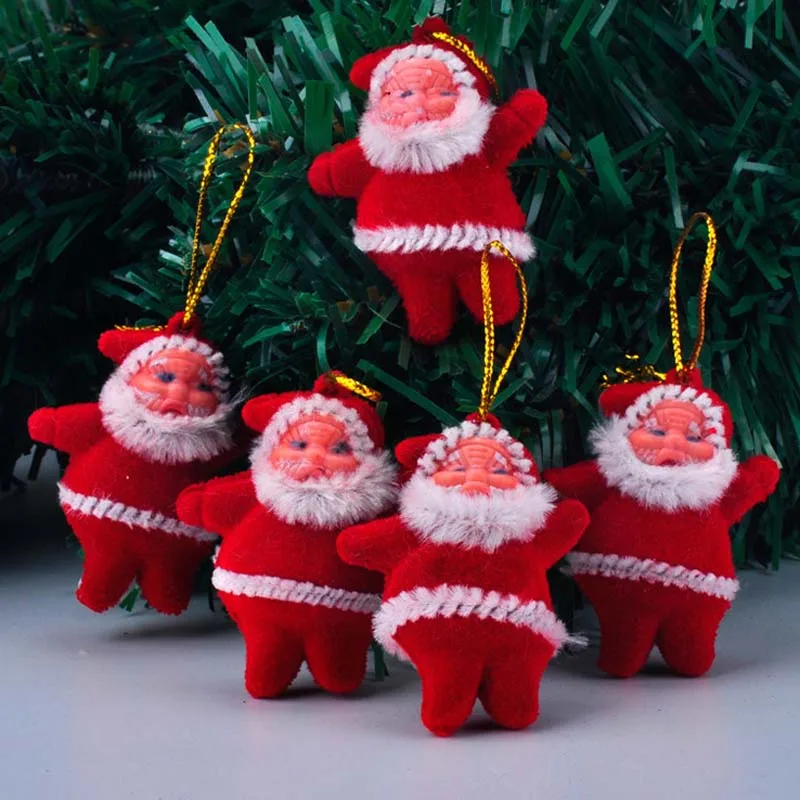 Маленькие украшения для рождественской елки кулон Санта-Клаус 24 шт./лот | Дом и