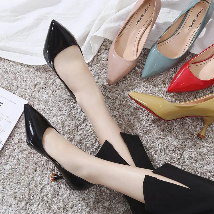 Новинка 2019 года модная универсальная обувь в Корейском стиле из лакированной