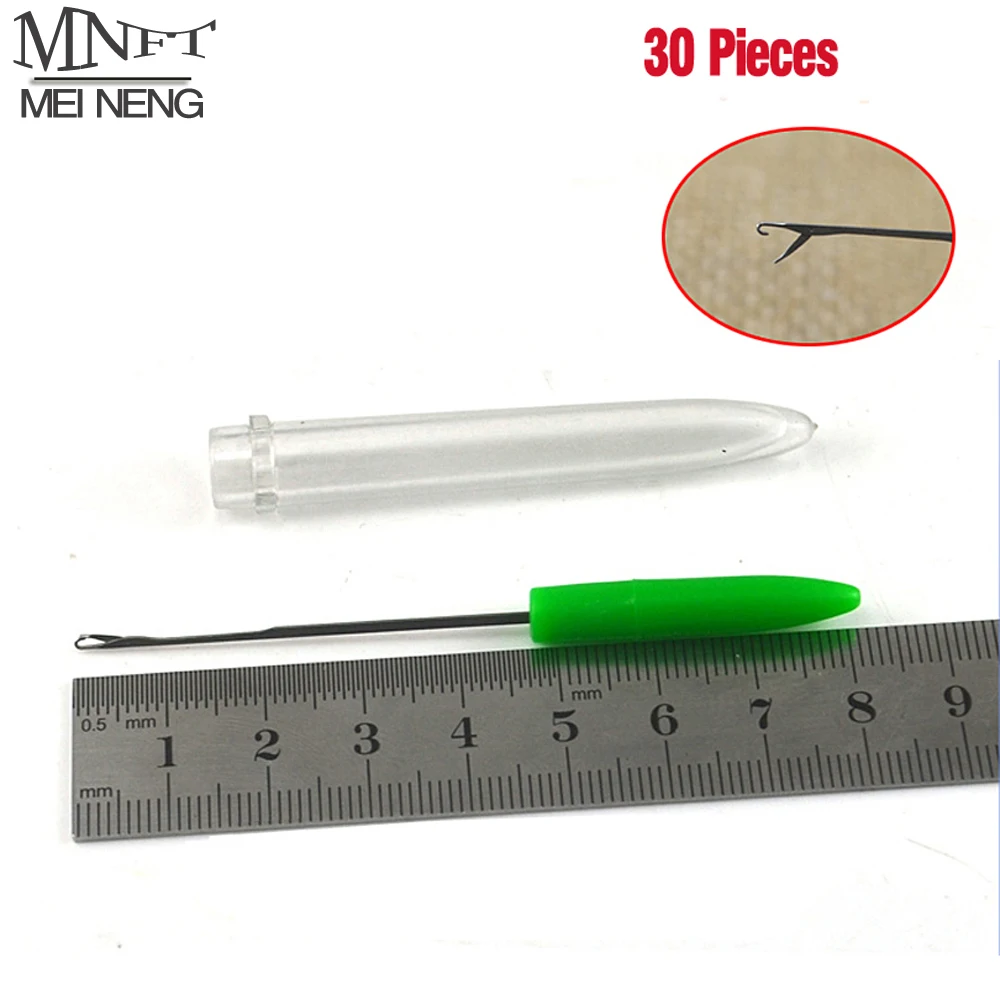 MNFT 30 шт. пластиковая ручка с колпачком игла для загрузки маленький крючок